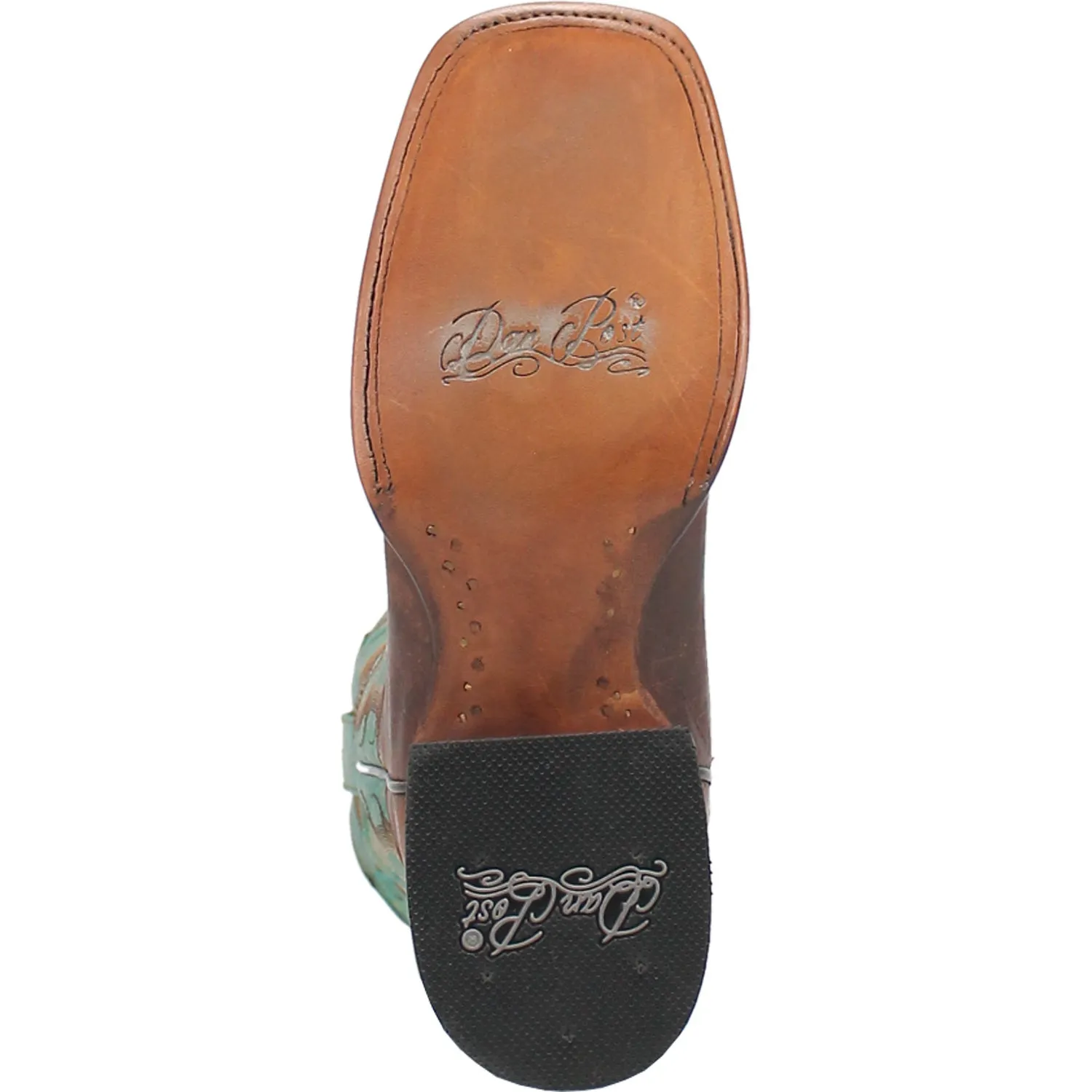 Dan Post Womens Babs Brown Leather Cowboy Boots 6.5 M