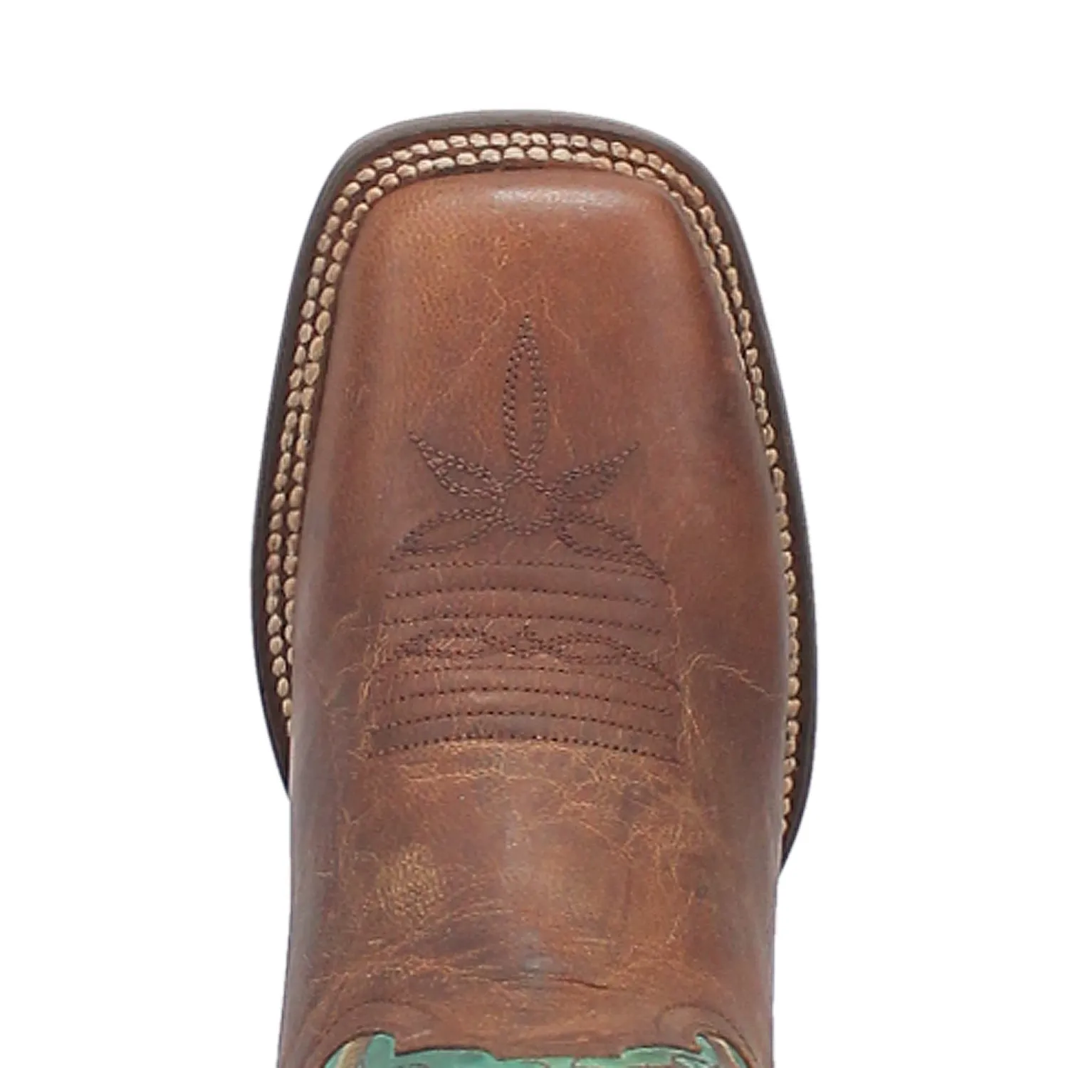 Dan Post Womens Babs Brown Leather Cowboy Boots 6.5 M