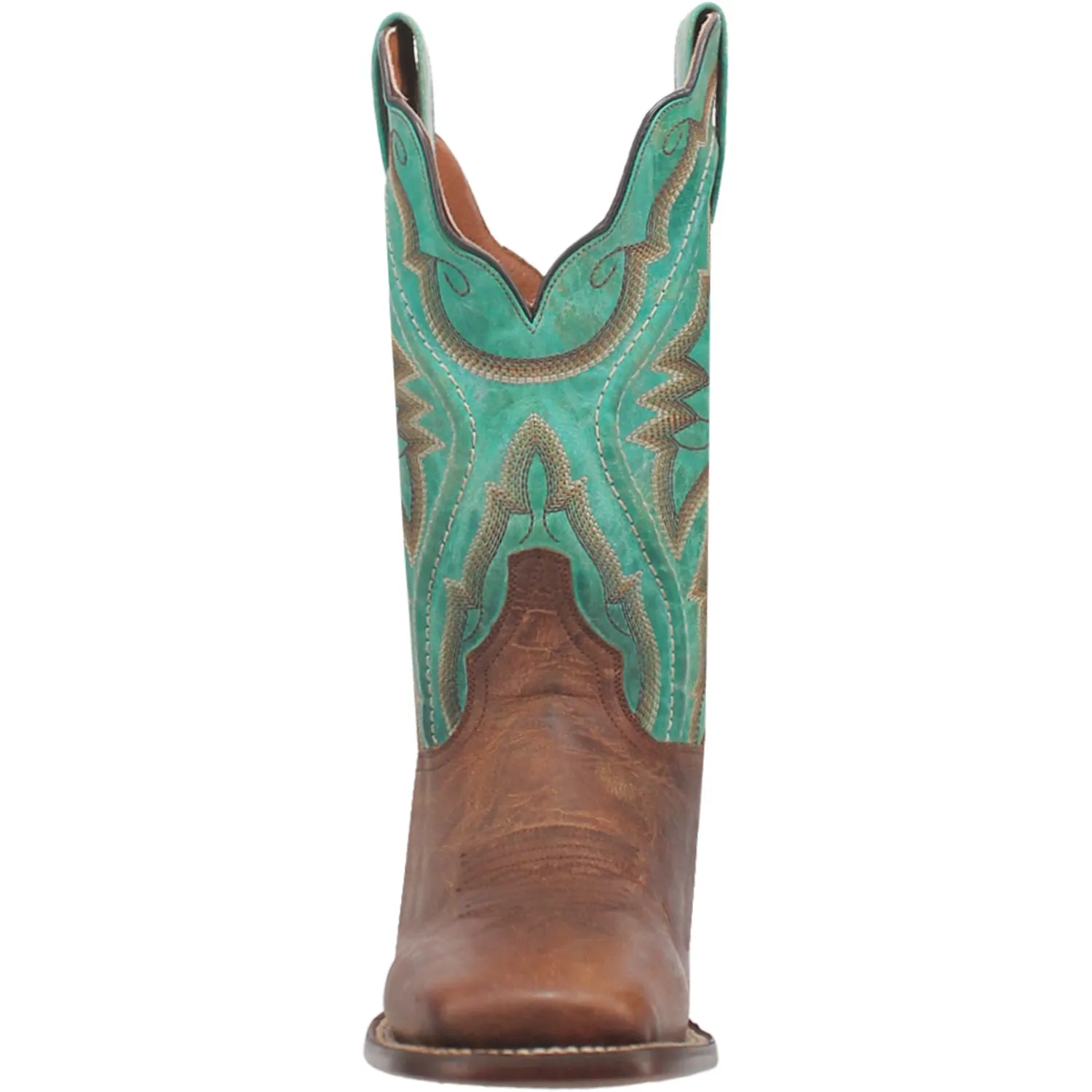 Dan Post Womens Babs Brown Leather Cowboy Boots 6.5 M