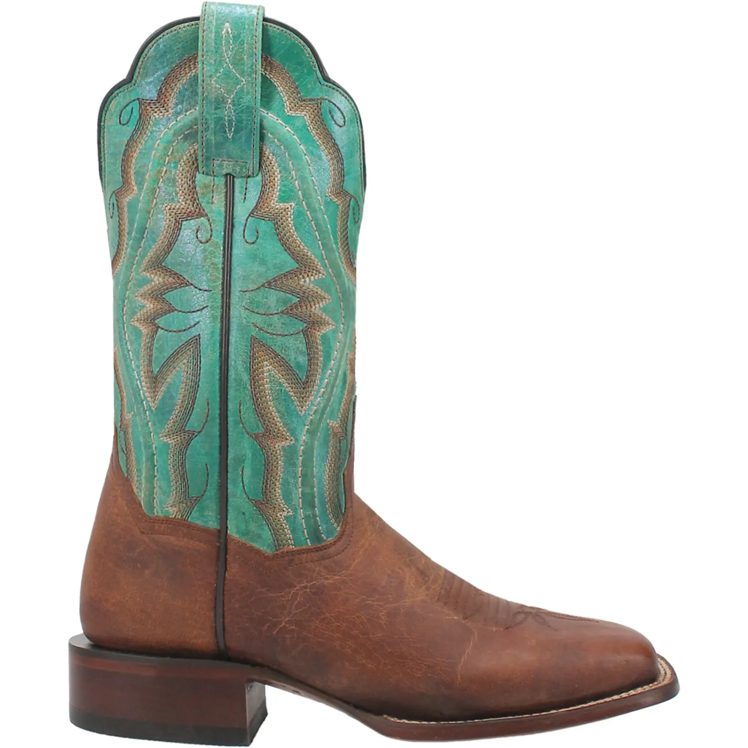 Dan Post Womens Babs Brown Leather Cowboy Boots 6.5 M
