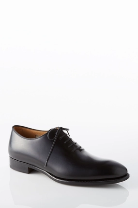 David August Leather Whole Cut Dress Shoe in Black Durable Material David August Leather Whole Cut Dress Shoe in Black Stair Step