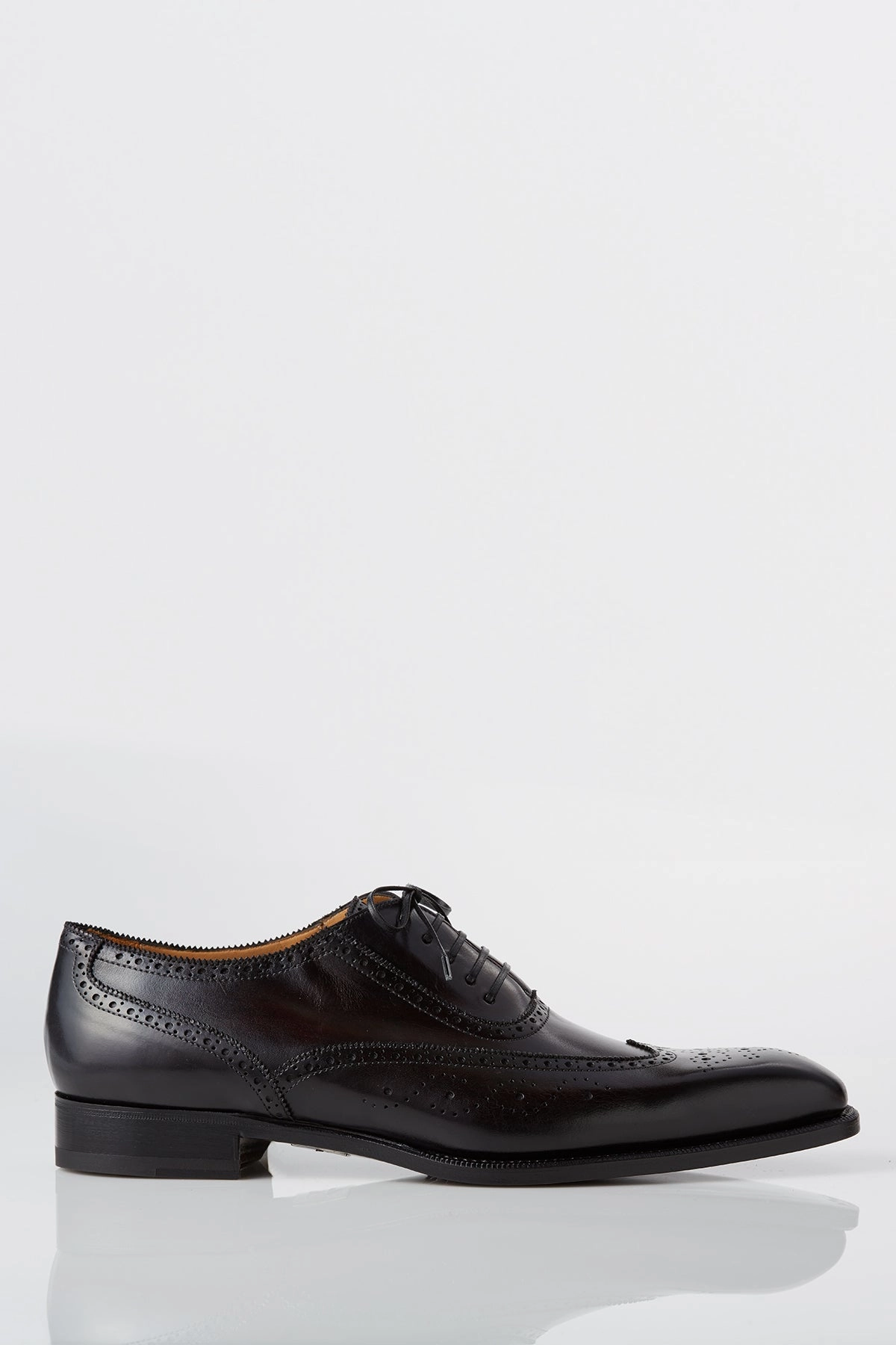 Local Go Rock Path David August Leather Wingtip Brogue Shoes in Light Brown