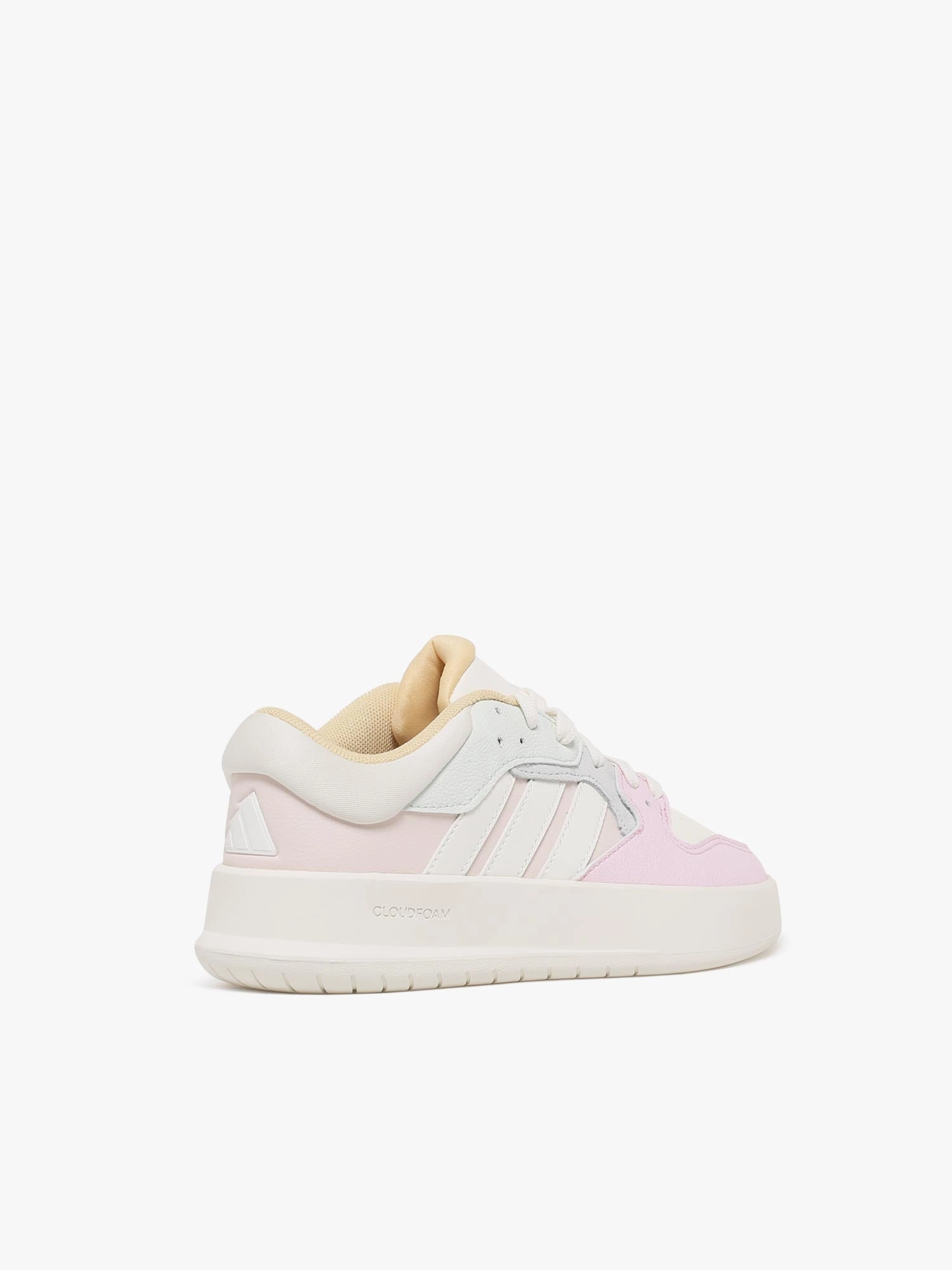Court 24 Pink White Jade Hand Stitched Details Sandals style