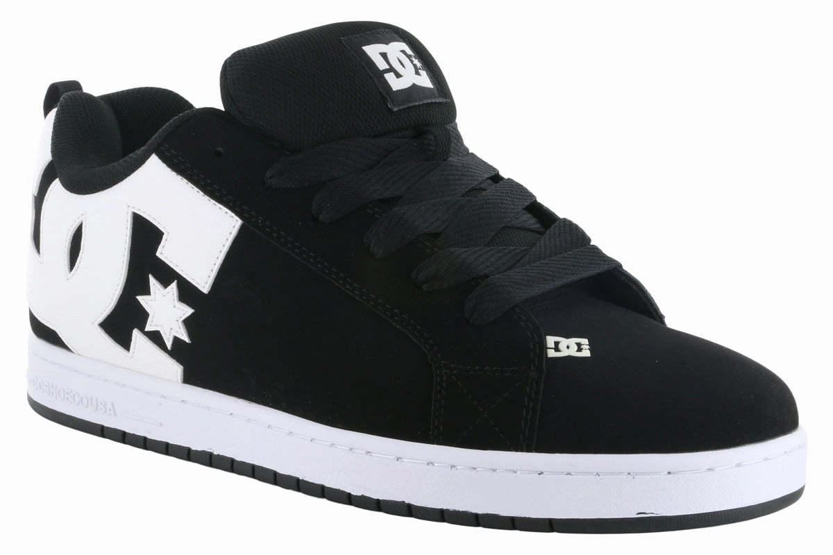 DC Court Graffik Shoes Black RecycledMaterial Work Hike