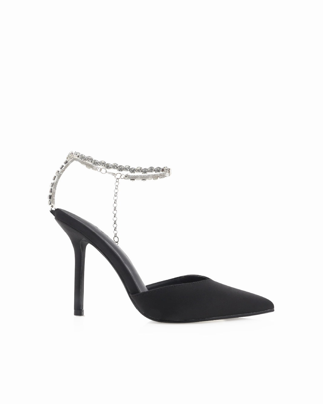 QUINLEE - BLACK SATIN Elegant Boots Power Glam