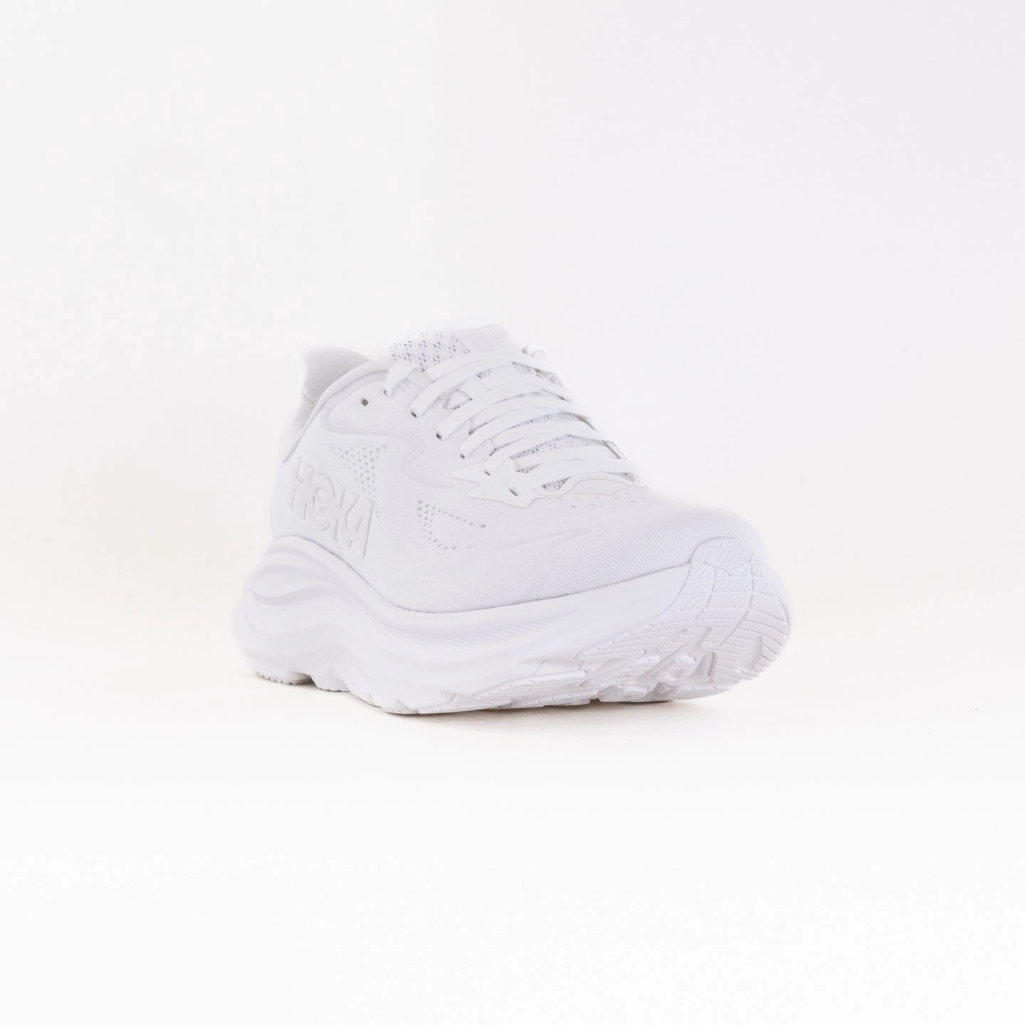 All Rounder Rest Walk Hoka Clifton 10 Wide (Men's) - White/White