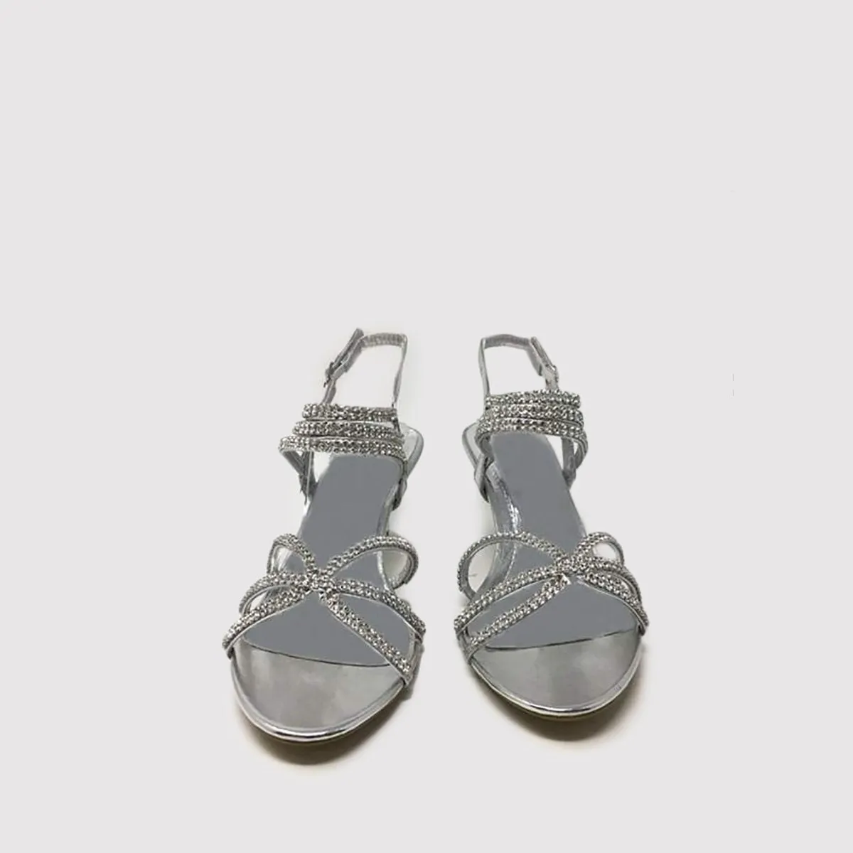 DESTINY Mid Heel Diamante Sandal