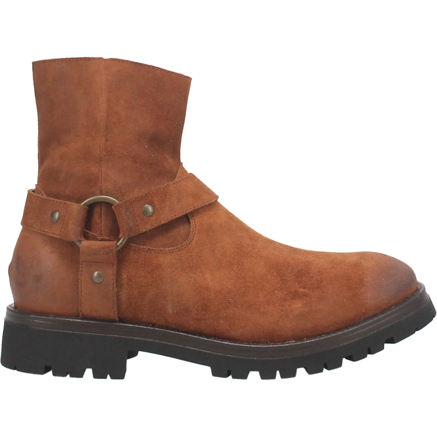 Dingo Mens Road Trip Cowboy Boots Leather Brown 9.5 D