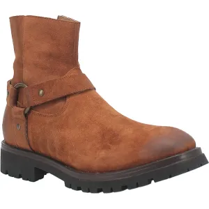 Dingo Mens Road Trip Cowboy Boots Leather Brown 9.5 D