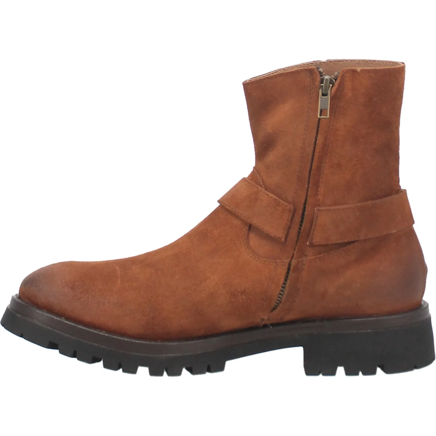 Dingo Mens Road Trip Cowboy Boots Leather Brown 9.5 D