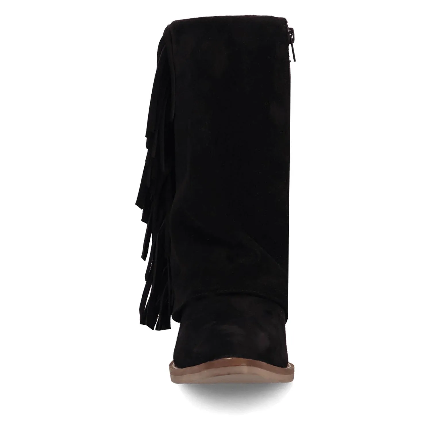 Dingo Womens Marlie Black Suede Cowboy Boots