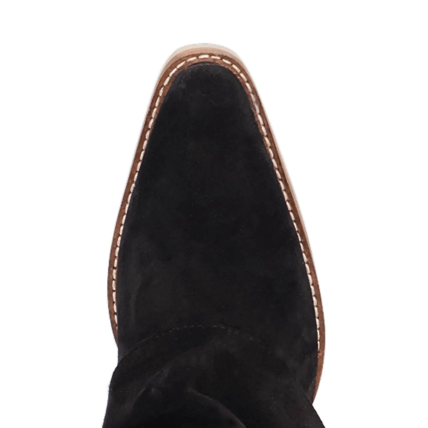 Dingo Womens Marlie Black Suede Cowboy Boots