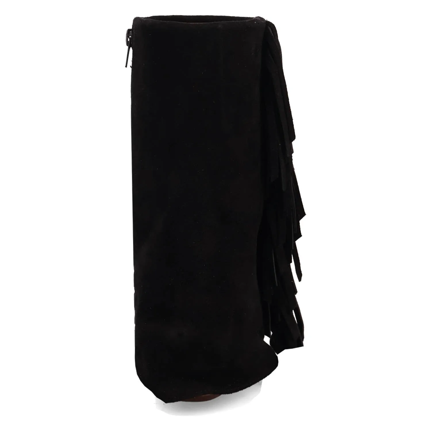 Dingo Womens Marlie Black Suede Cowboy Boots