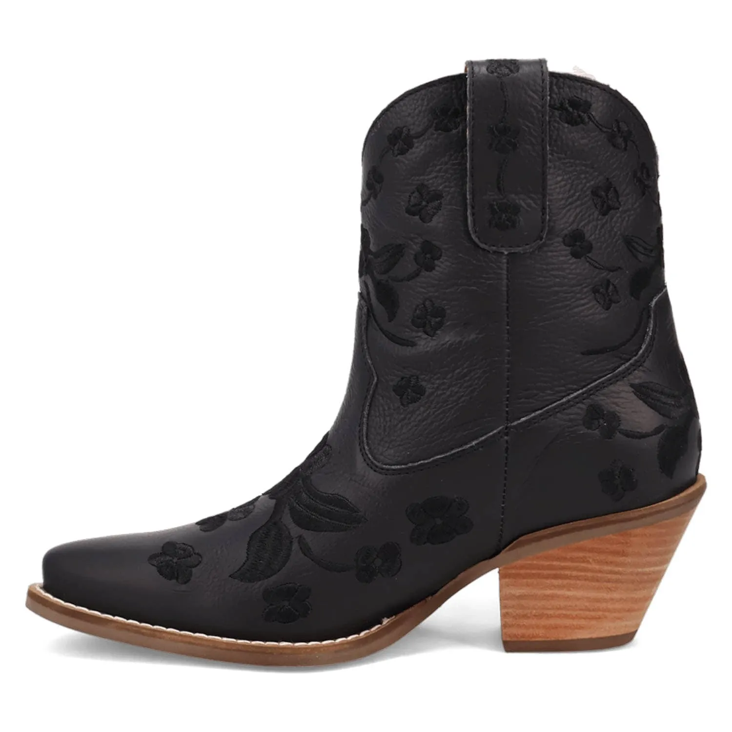 Dingo Womens Sweetheartie Black Leather Cowboy Boots