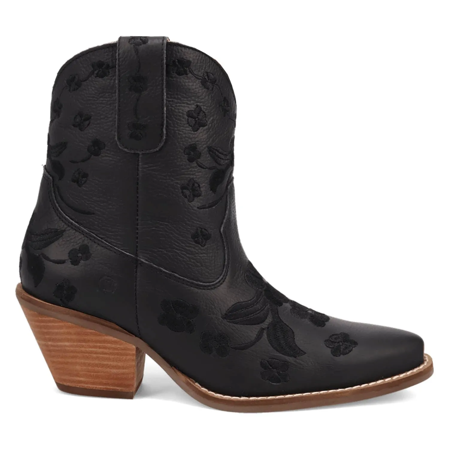 Dingo Womens Sweetheartie Black Leather Cowboy Boots