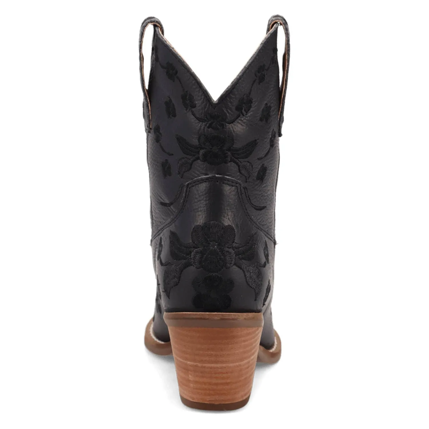 Dingo Womens Sweetheartie Black Leather Cowboy Boots