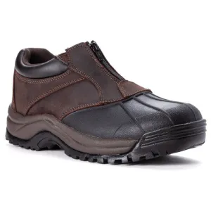 Dirt - resistant Blizzard Ankle Zip M3786-Brown/Black | Propet Wide Toe Box Construction Exclusive traction Blizzard Ankle Zip M3786-Brown/Black | Propet