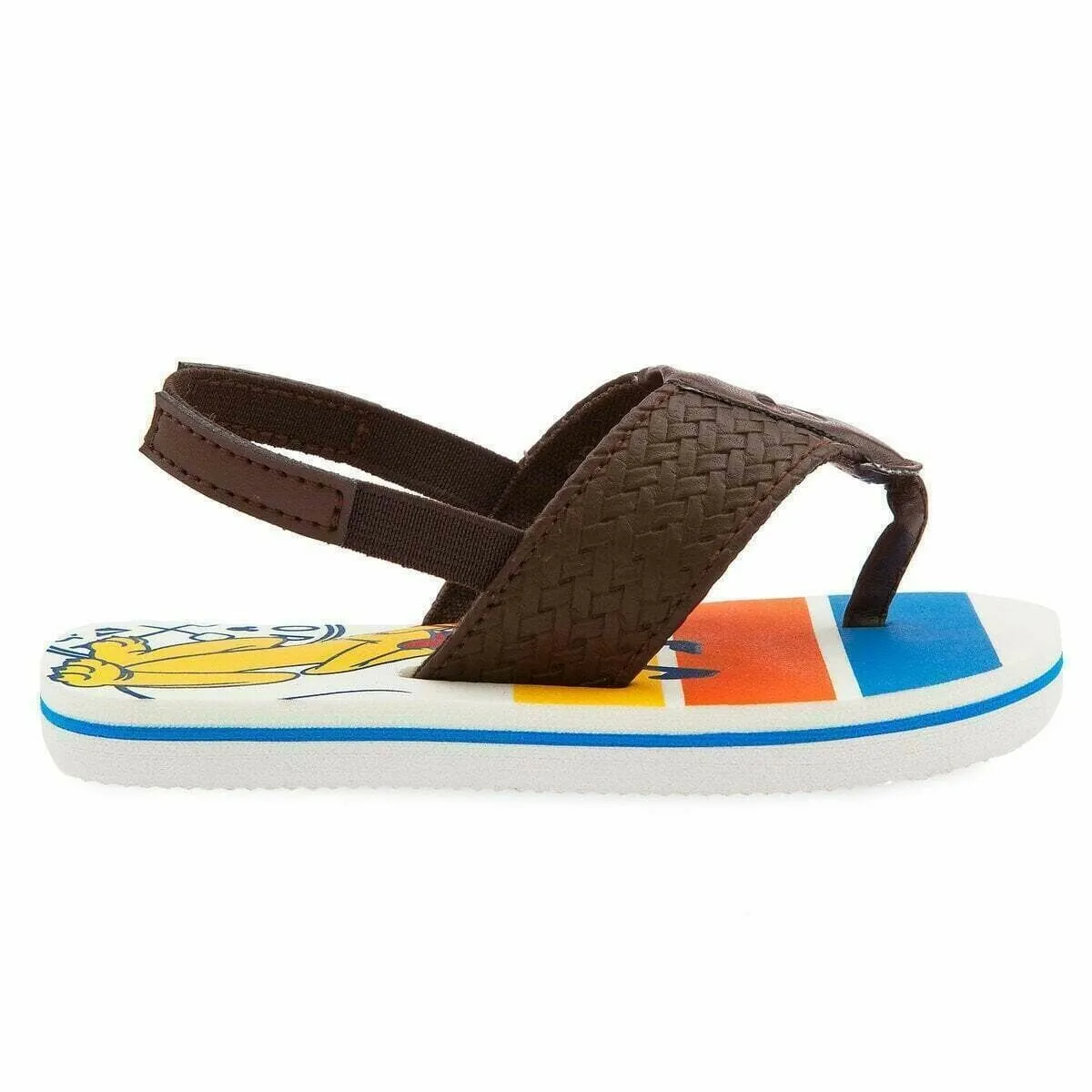 Disney Parks Mickey Mouse Pluto Flip Flop Sandals Kids 7/8