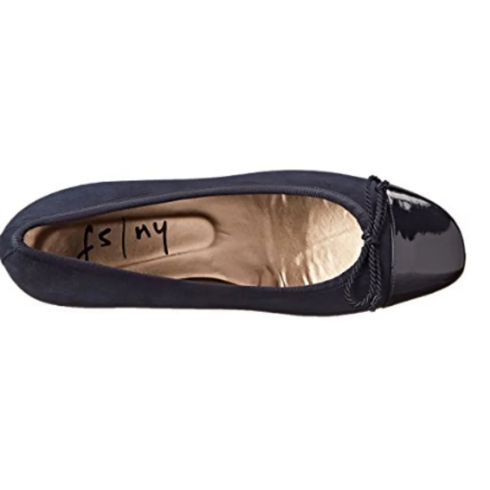 Diverse Navy Pat FS/NY Wedge Pump