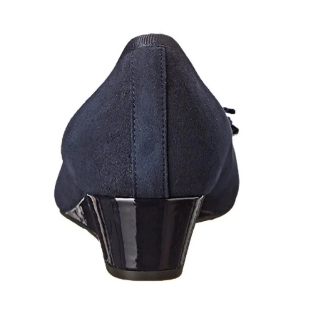 Diverse Navy Pat FS/NY Wedge Pump