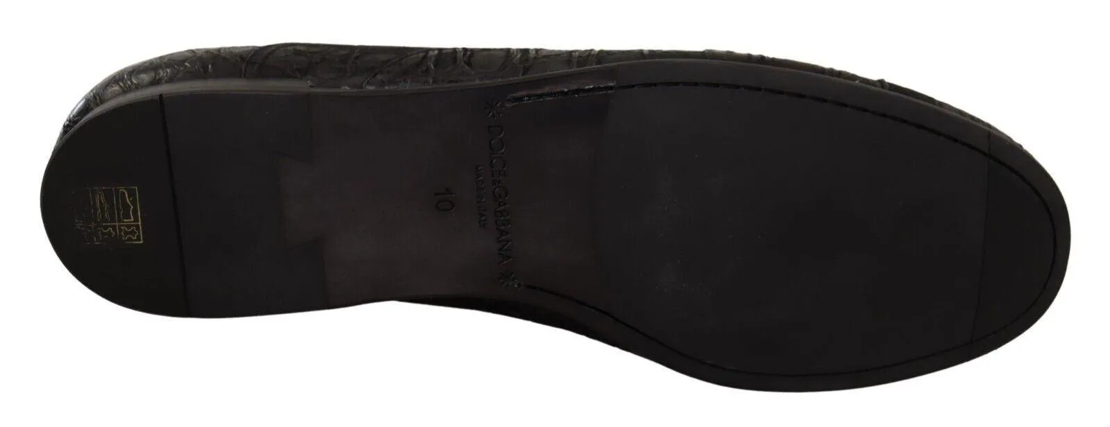 Dolce & Gabbana Elegant Exotic Leather Oxford Sko