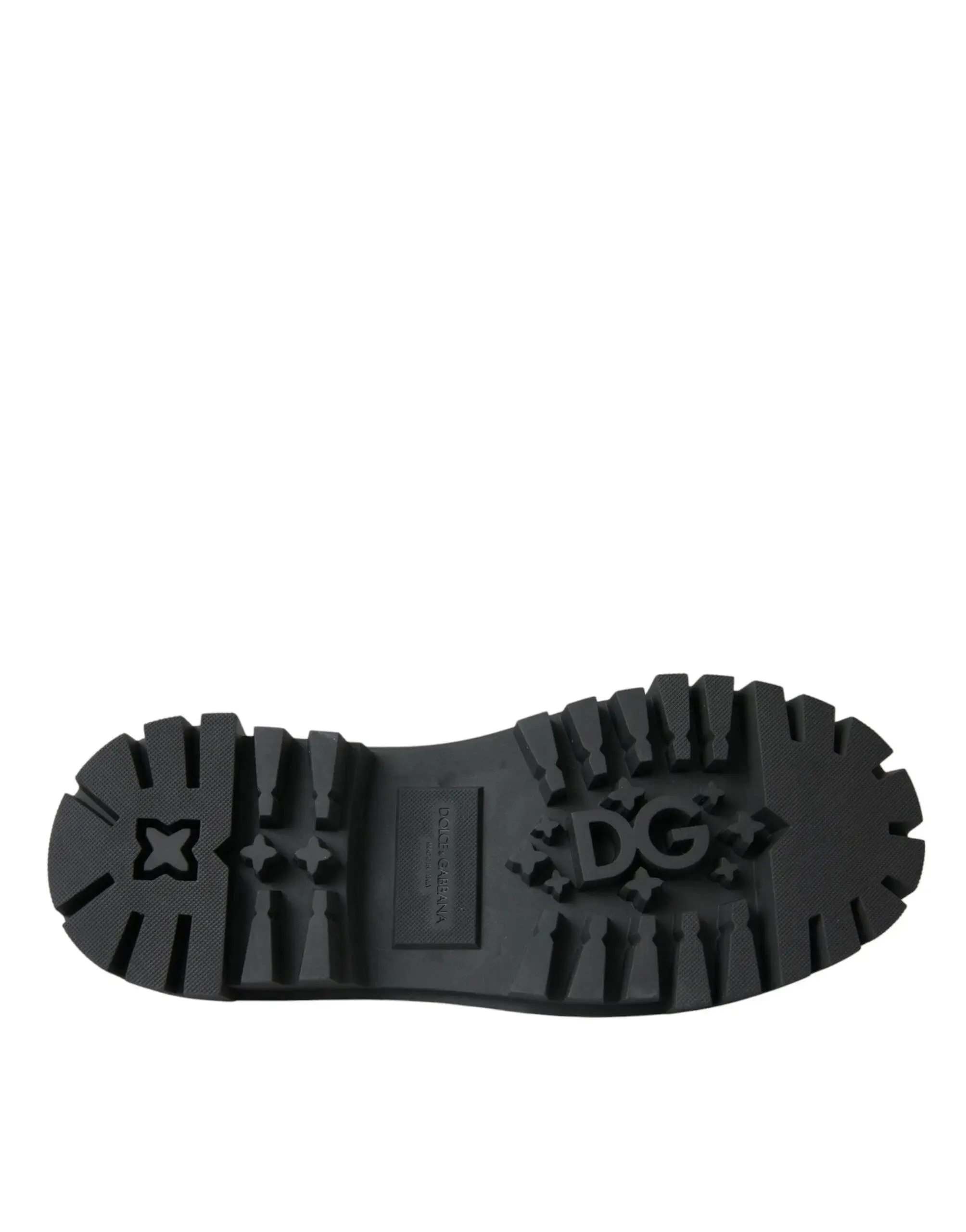 Dolce & Gabbana Studded Leather Trekking Shoes