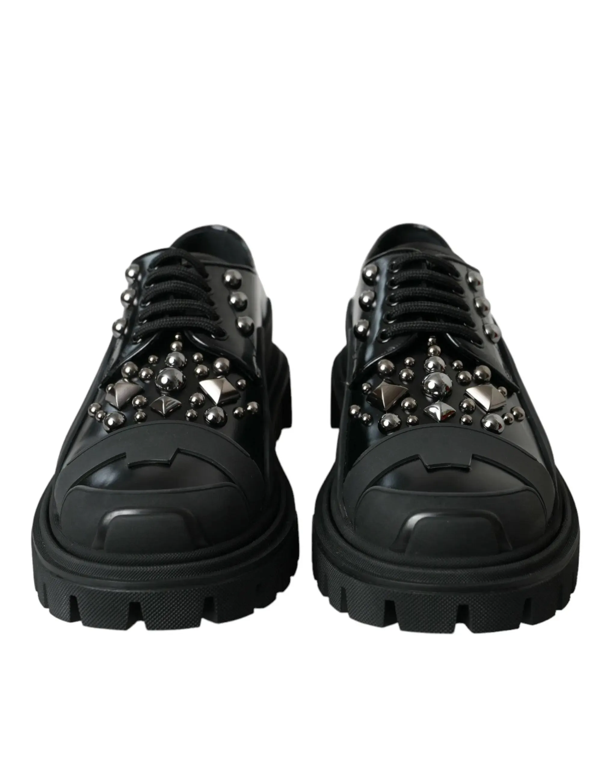 Dolce & Gabbana Studded Leather Trekking Shoes