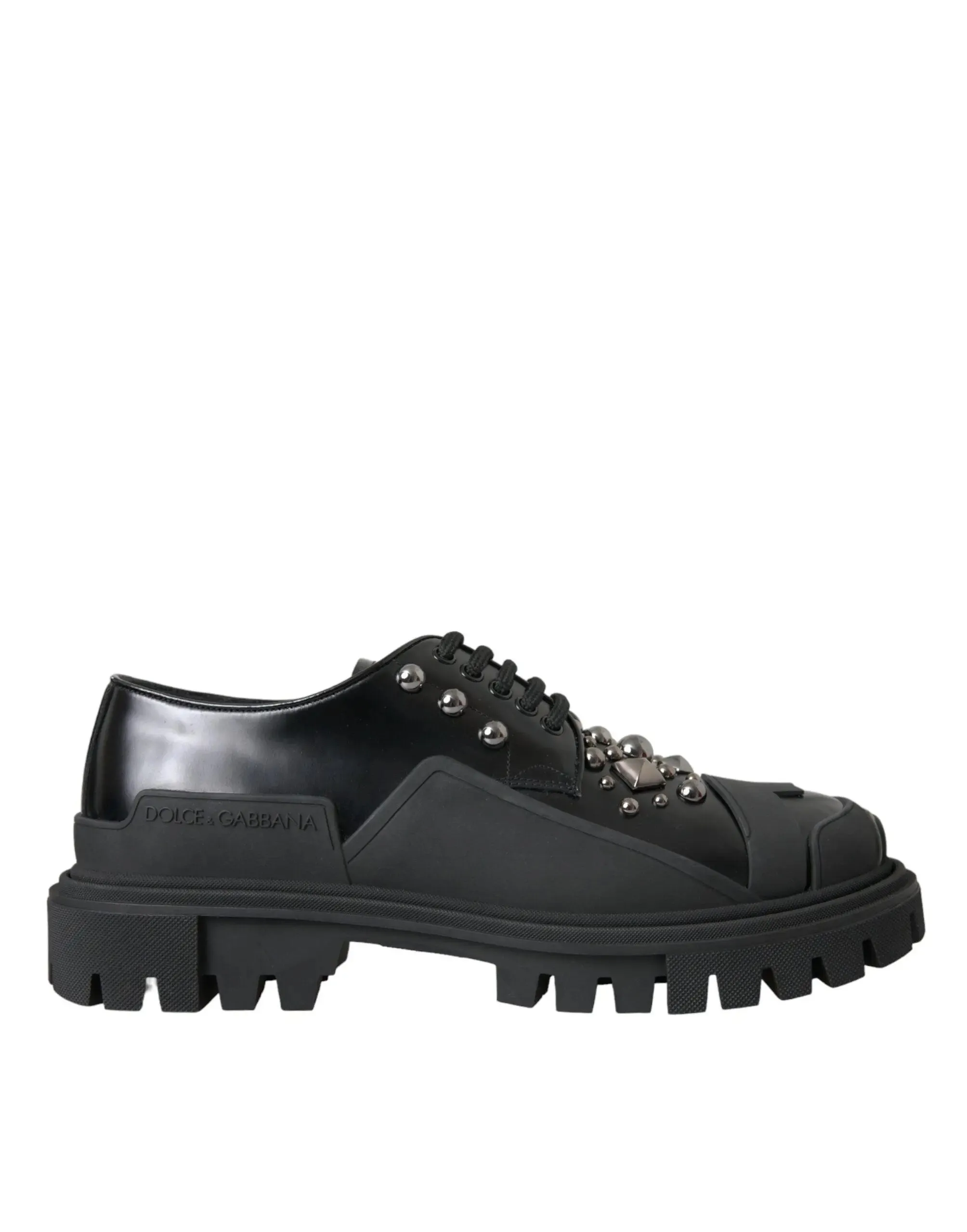 Dolce & Gabbana Studded Leather Trekking Shoes