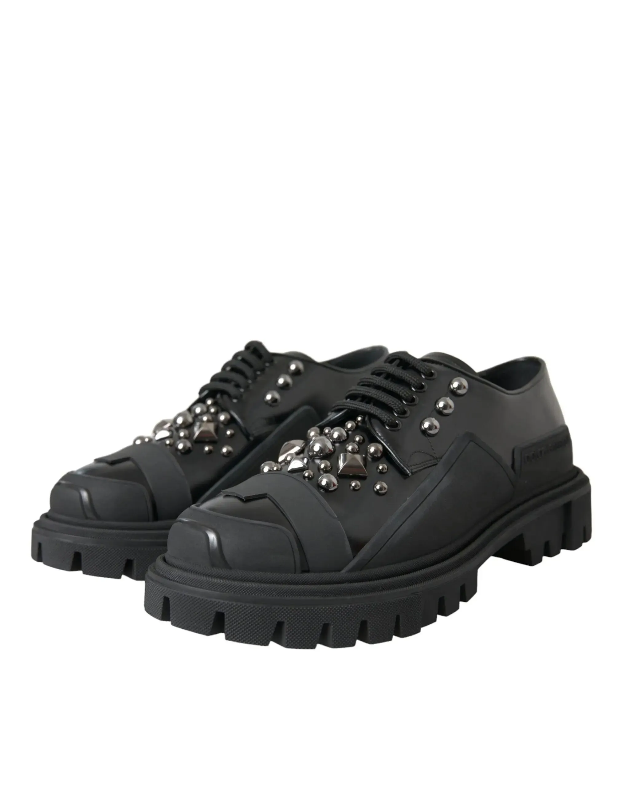 Dolce & Gabbana Studded Leather Trekking Shoes