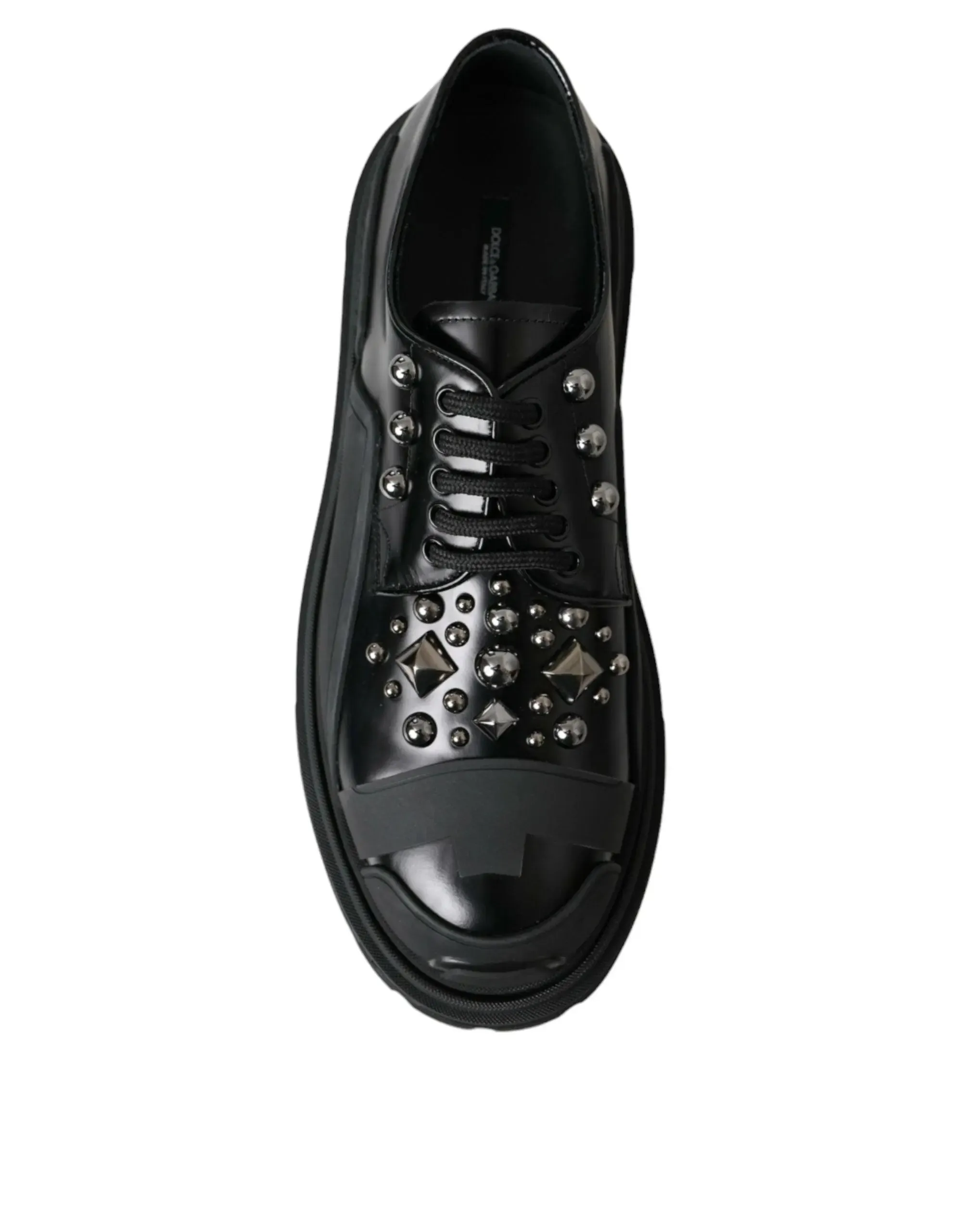 Dolce & Gabbana Studded Leather Trekking Shoes