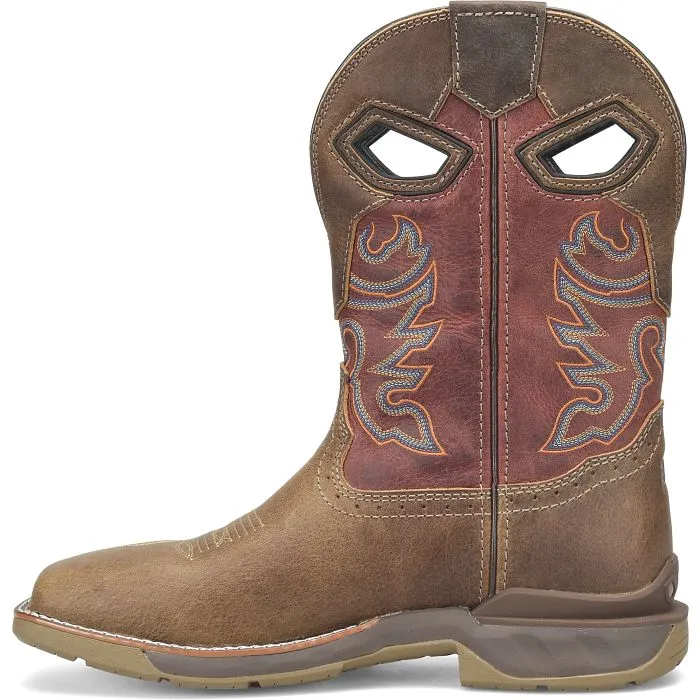 Double H Men's 11" Phantom Rider Aldrige Soft Toe Work Boot - Brown DH5369