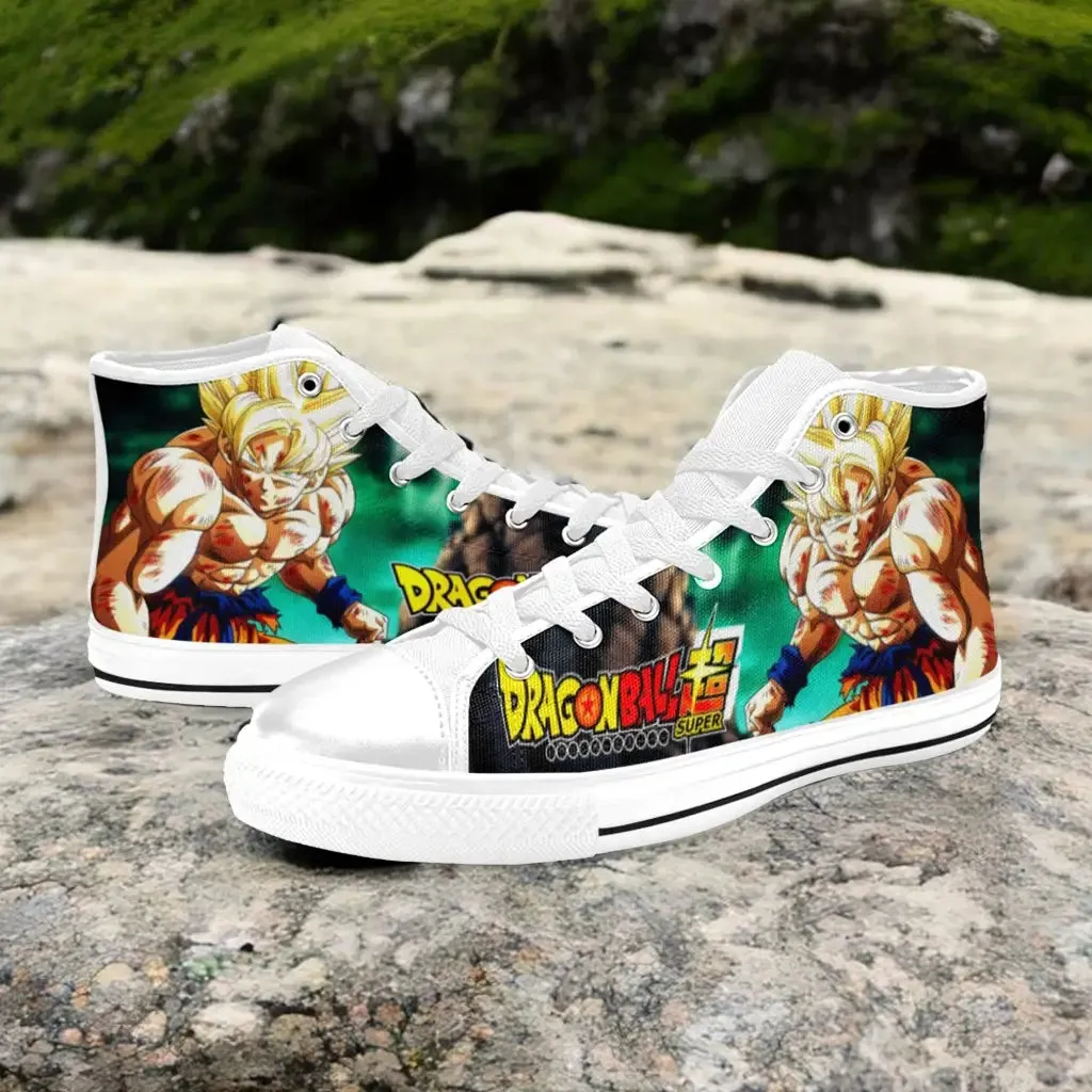 Dragon Ball Z Super Son Goku Shoes High Top Sneakers for Kids and Adults
