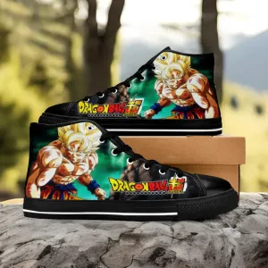 Dragon Ball Z Super Son Goku Shoes High Top Sneakers for Kids and Adults