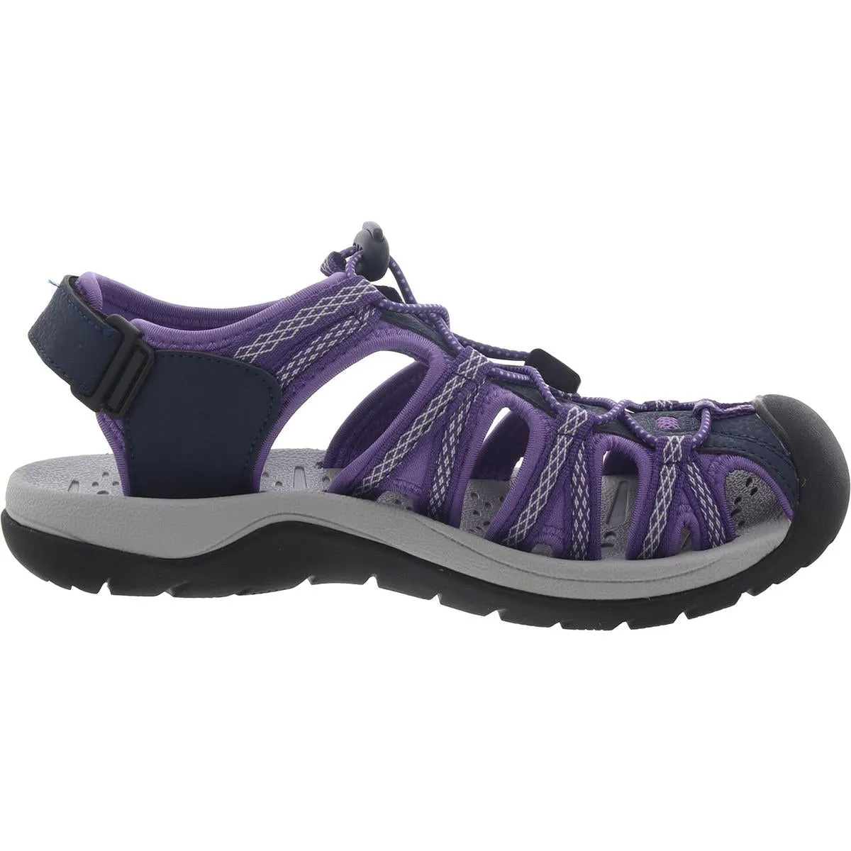 Dream Pairs Womens Faux Leather Slingback Fisherman Sandals