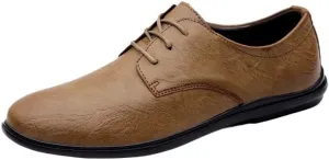 Dress Formal Shoes for Men's Fashion Lace Up Tuxedo Cap Toe Design Spanish Leather Non Slip Anti-Slip Party