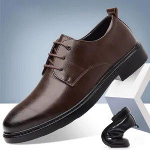 Dress Oxford Formal Shoes for Mens Fashion Lace Up Evening Wingtip Vegan Leather Business Non Slip Rubber Sole Slip Resistant Anti-Slip Classic