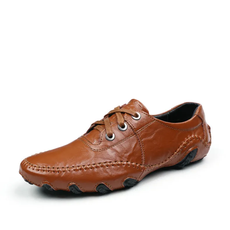driving shoes leather men's British shoes driving shoes leather men's large size driving shoes men's autumn and winter casual