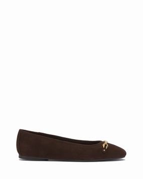 Dual-Density Virna Link Ballet Flat Stud Cool Virna Link Ballet Flat
