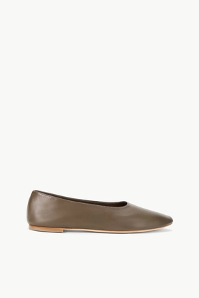 Durable rubber sole ALBA BALLET FLAT | TRUFFLE ALBA BALLET FLAT | TRUFFLE Comfort Heel