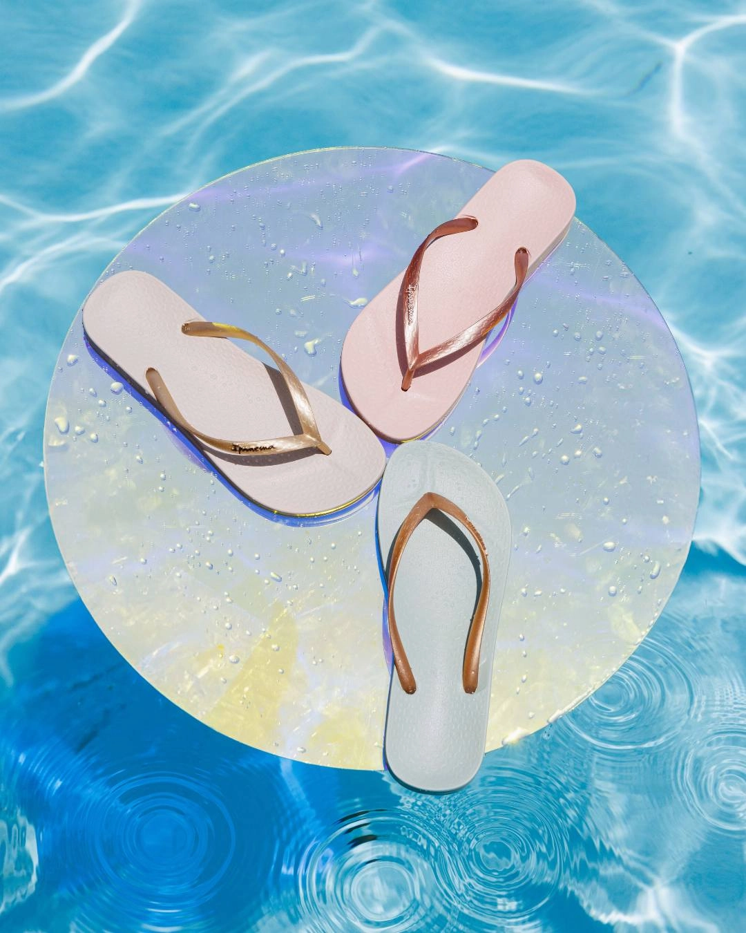 Neutral Color Travel Shoes Comfort Ipanema Anatomica Pink