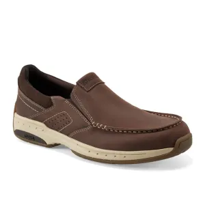 Dust - resistant Men's Waves Casual Slip-on Shoes-Dark Brown | Dunham Torsional Stability Plate least lightweight Men's Waves Casual Slip-on Shoes-Dark Brown | Dunham