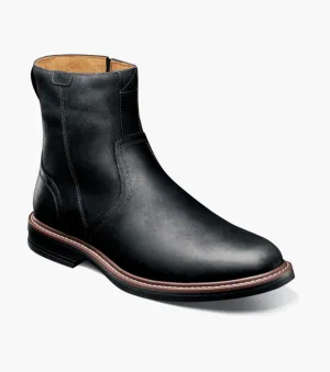 Dynamic Response System Norwalk Plain Toe Side Zip Boot-Black CH| Florsheim Norwalk Plain Toe Side Zip Boot-Black CH| Florsheim Vibrant fit Timeless arch