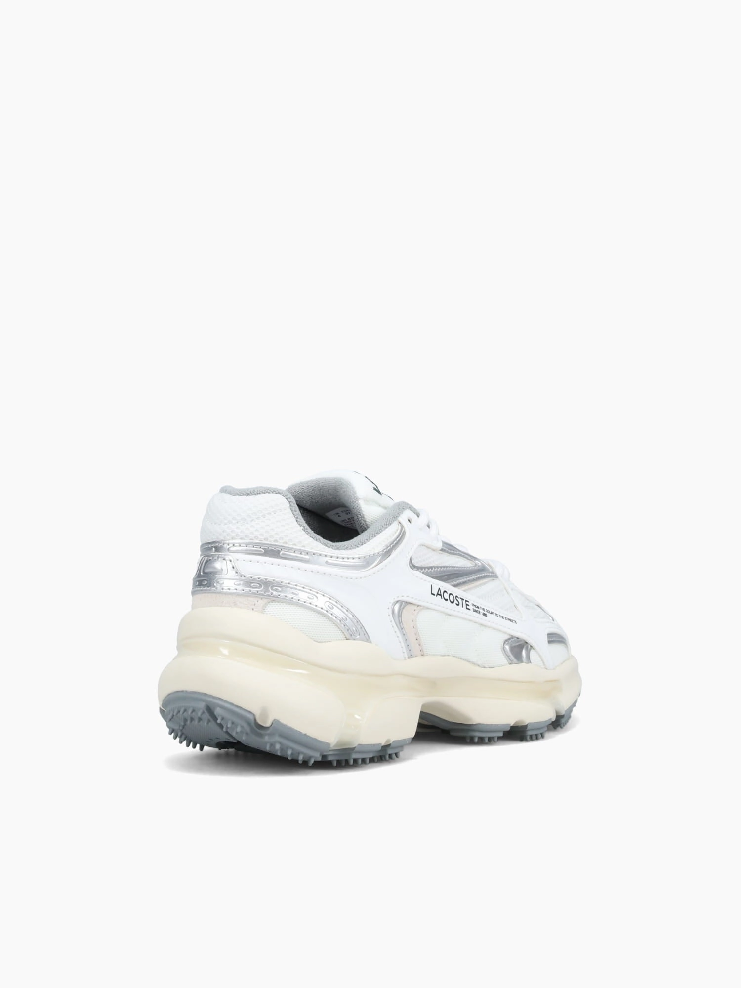 L 003 2k24 White Grey mesh Stretchable Neat Look