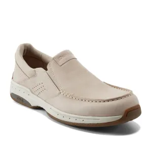 Easy Clean Men's Waves Casual Slip-on Shoes-Medium Gray | Dunham Heel Stability Men's Waves Casual Slip-on Shoes-Medium Gray | Dunham