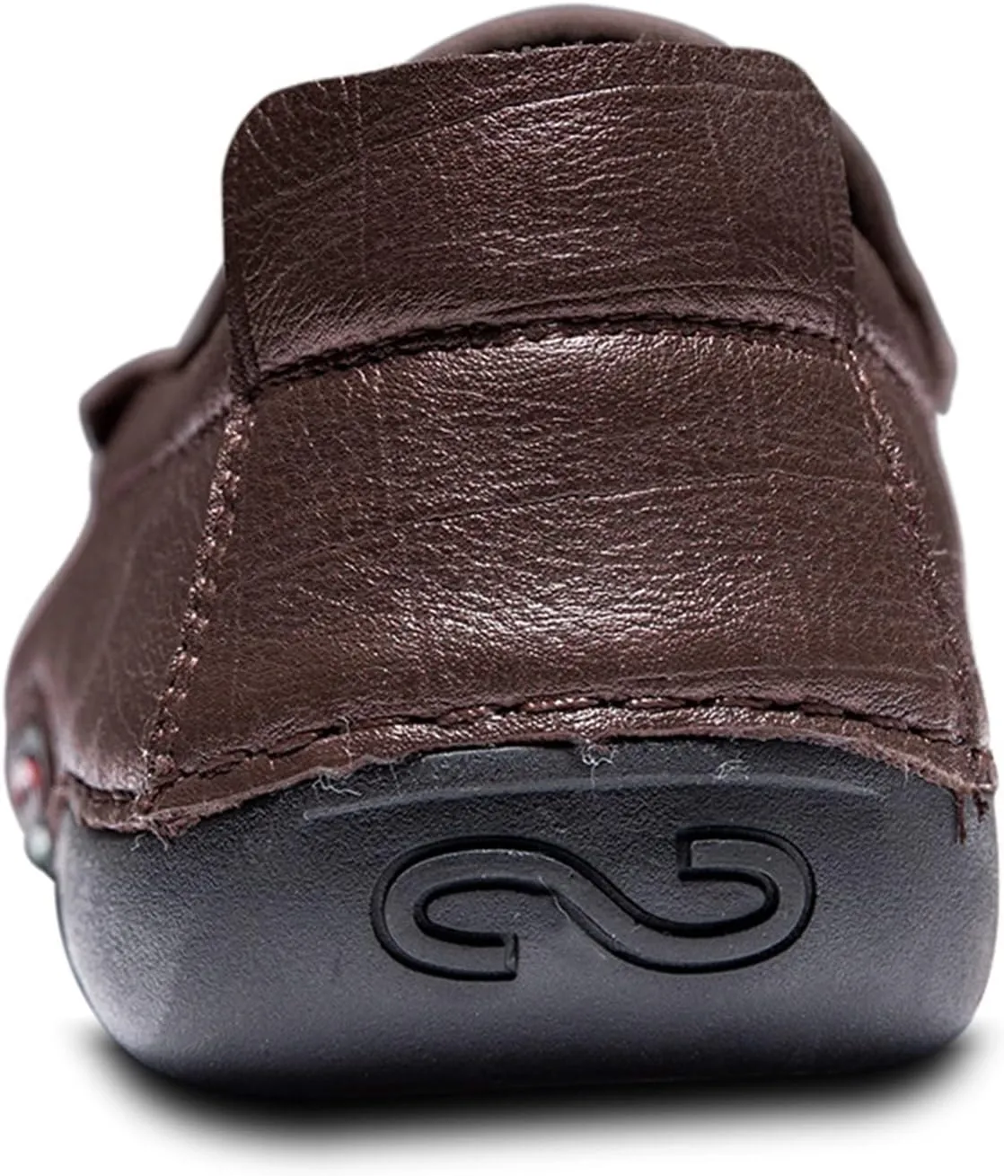 Easy to Put and Remove. Driving Moccasins Smoking Loafer for Men Genuine Leather Stitching Details Round Toe Lightweight Flat Heel Anti-Slip Resistant Flexible Outdoor for All Occasions