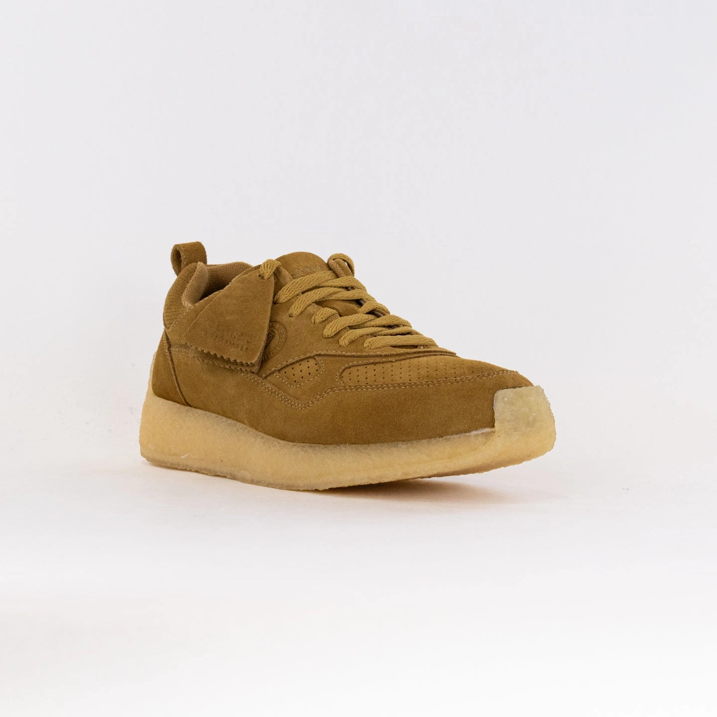 Zip Up Closure Clarks Originals Lockhill Sneaker (Men's) - Tan Suede