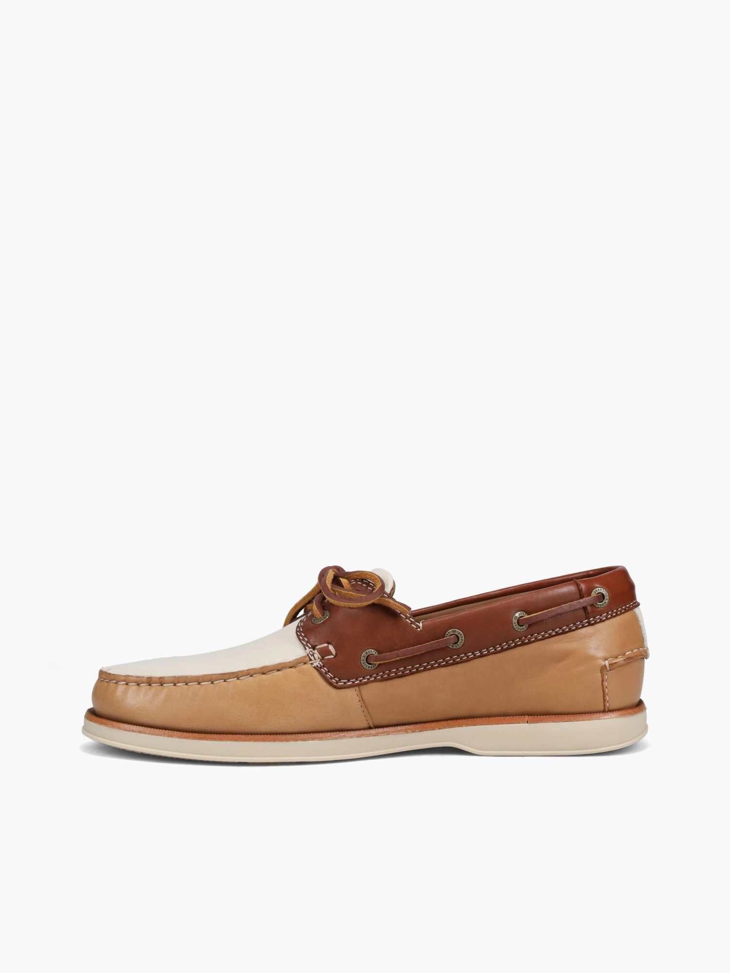 Monaco Boat Shoe Tan Multi Sheepskin Neat Style