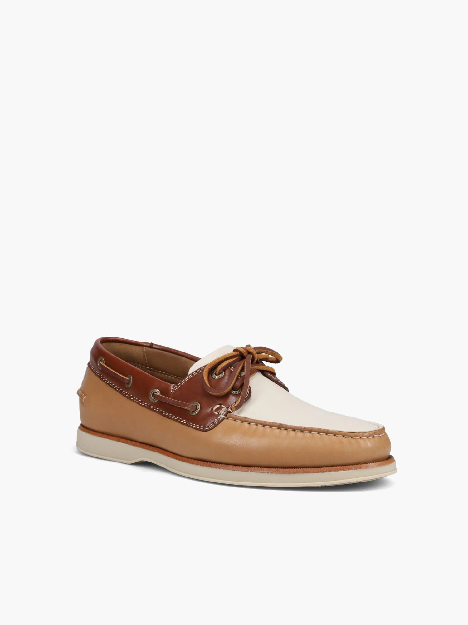 Monaco Boat Shoe Tan Multi Sheepskin Stable Stride