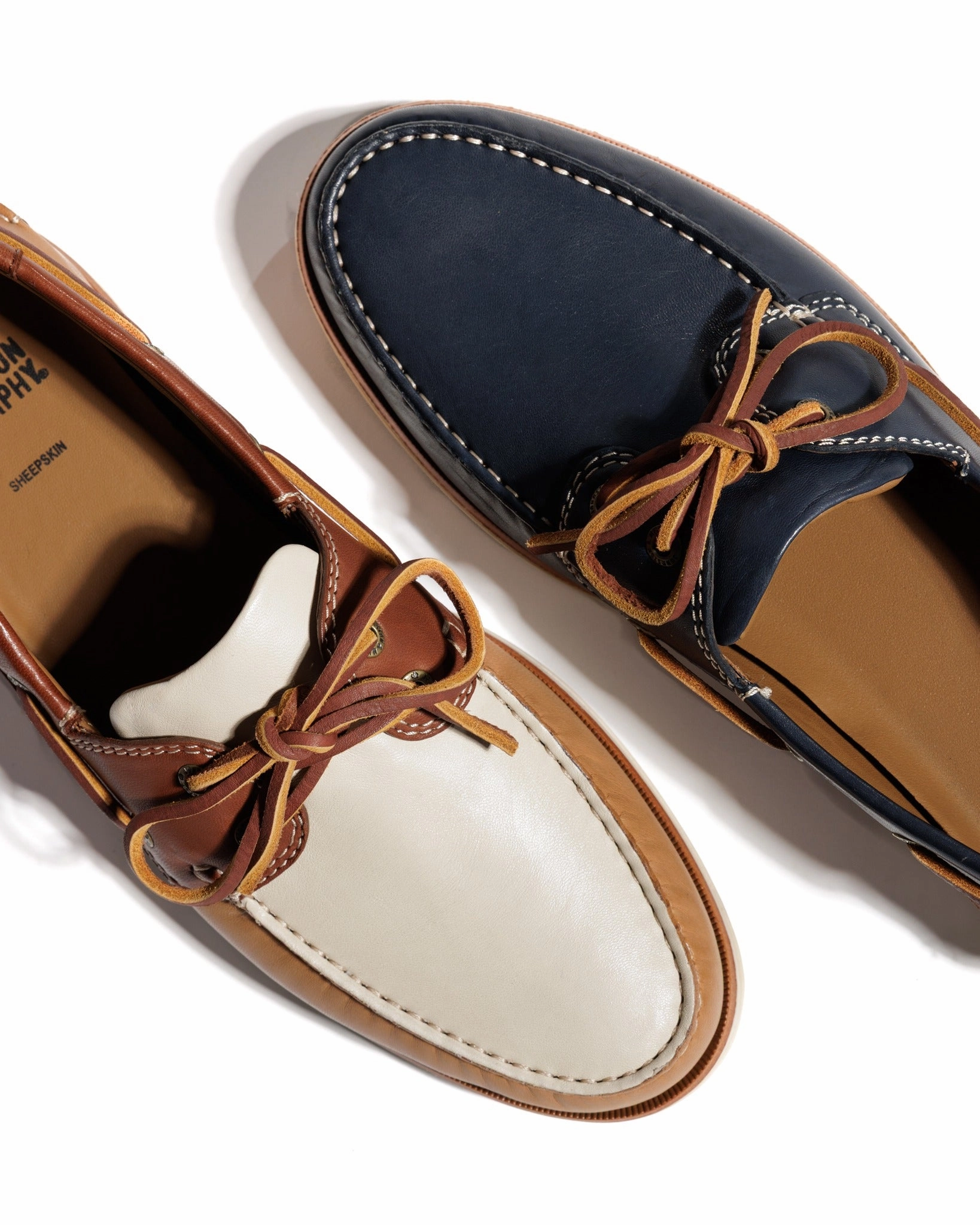 Washable Park Picnic Monaco Boat Shoe Tan Multi Sheepskin