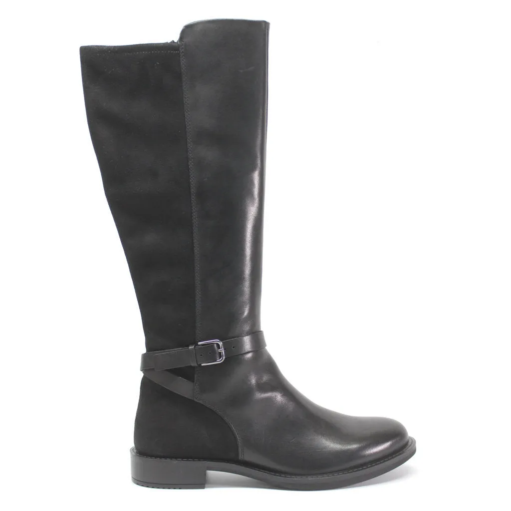 Ecco Sartorelle 25 Full Grain Leather Women's Calf Length Boots